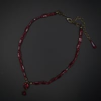 Image 2 of Red Candlelight Choker