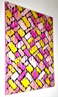Pink drips