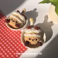 Crochet Birthday Cake Charm