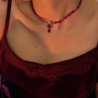 Image 8 of Red Candlelight Choker
