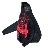 Image 3 of Red spiderweb skeleton ( XL )