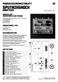 Image 5 of SPUTNIKSHOCK Booster Doom Fuzz