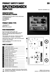 Image 4 of SPUTNIKSHOCK Booster Doom Fuzz