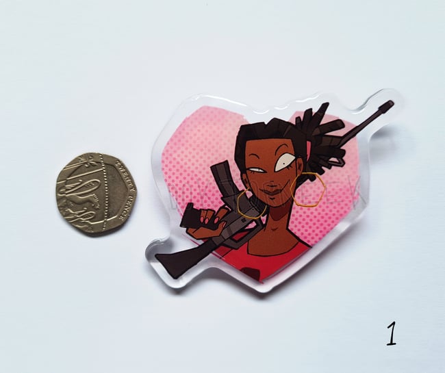 Survivor Heart Pins
