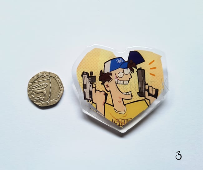 Survivor Heart Pins