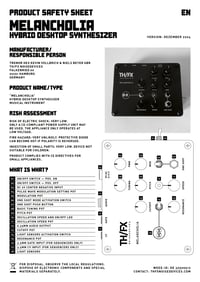 Image 4 of MELANCHOLIA Hybrid Desktop Synthesizer