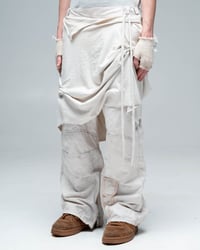 Image 2 of “Dragged” graft pants