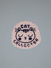 Image 4 of Cat Collector small fabric iron-on patch