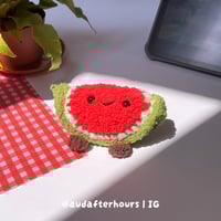 Image 1 of Crochet Watermelon Charm