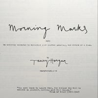 Image 11 of SECONDS - Morning Marks Calendar 