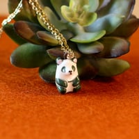 Image 2 of Meditative Panda Necklace