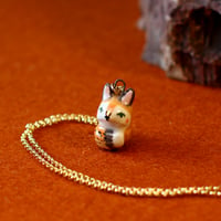 Image 2 of Sitting Red Fox Necklace