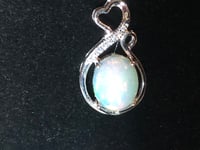 Natural Opal Pendant Necklace