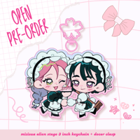 Image 2 of [PRE-ORDER] ALIEN STAGE DUO KEYCHAINS (IVANTILL, MIZISUA)