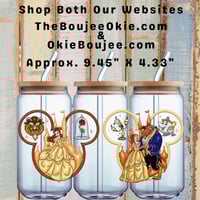 Beauty & The Beast Double Sided Uv Dtf wrap W0649