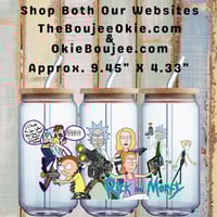 Rick And Morty Double Sided Uv Dtf Wrap W0648