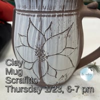 Clay Mug Sgraffito