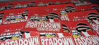 Image 1 of Pack of 25 6x6cm Portadown On Tour Football/Ultras Stickers.