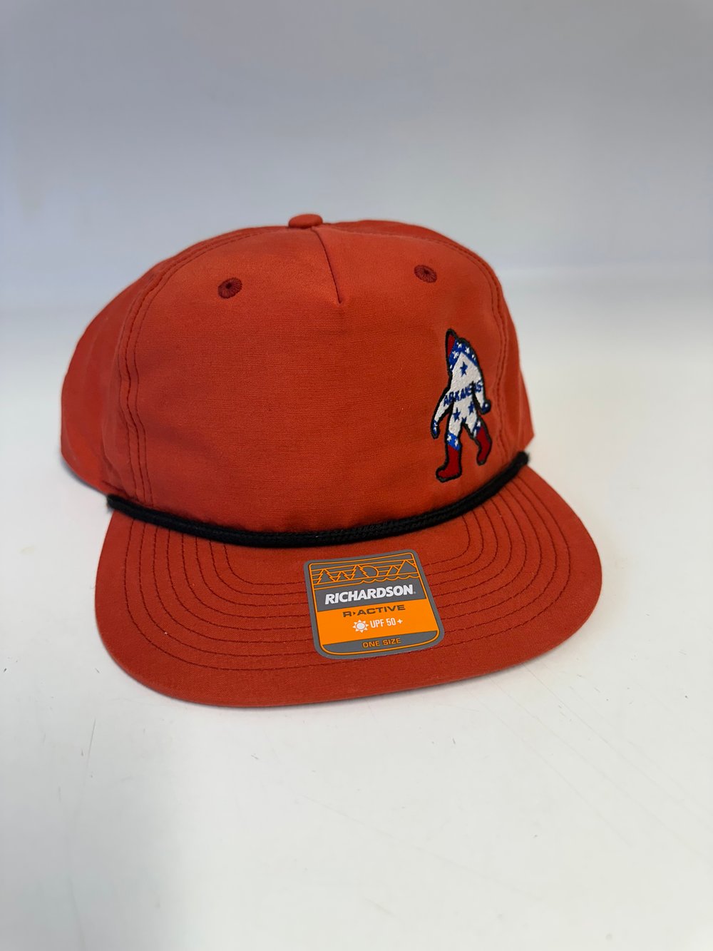 Orange Flat Bill Rope Hat