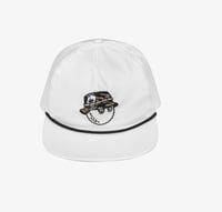 Image 1 of MALBON X UNDEFEATED ROPE HAT WHITE [2024]