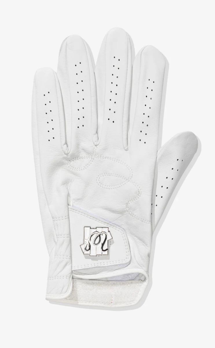 MALBON X UNDEFEATED GOLF GLOVE - WHITE [2024] | Waterman Golf