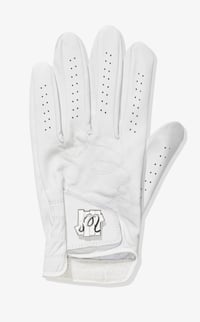 Image 1 of MALBON X UNDEFEATED GOLF GLOVE - WHITE [2024]