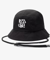 Image 1 of MALBON X UNDEFEATED BUCKET HAT BLACK [2024]