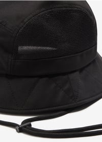 Image 4 of MALBON X UNDEFEATED BUCKET HAT BLACK [2024]
