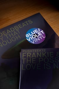 Image 2 of FRANKIE & THE DEADBEATS - The Possibility That Love Is Not Enough (Blue/ Violet) 12"