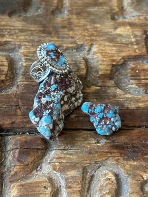 Image of Golden Hills Turquoise Filigree Ring