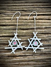 Image 3 of Heart activation earrings