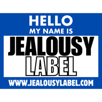 Image 2 of Hello My Name Is Slap Tag Stickers