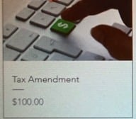TAX AMENDMENT