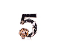 Designer Number 5 Brooch