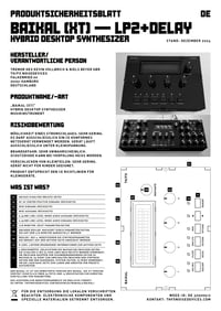 Image 3 of BAIKAL XT Hybrid Desktop Synthesizer