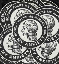 Image 1 of PUNISHER -round woven back patch + stickers pack-