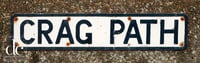 Image 1 of Aldeburgh Print. Crag Path Sign. Quality Photographic Print