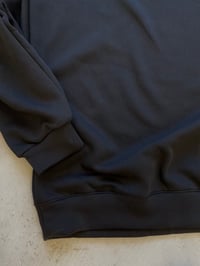 Image 3 of High neck black sweatshirt