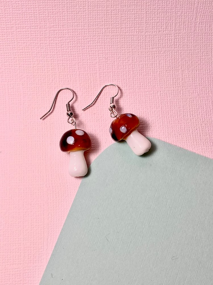 Image of Mushroom Earrings