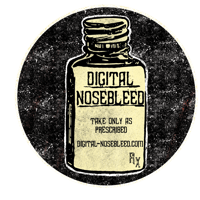 Digital Nosebleed Bottle Sticker