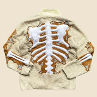 Image 3 of REWORKED NIKE CRACKY 3D PUFF SKELETON SHERPA JACKET SIZE S/M