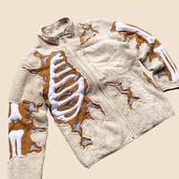 Image 4 of REWORKED NIKE CRACKY 3D PUFF SKELETON SHERPA JACKET SIZE S/M