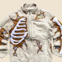 Image 6 of REWORKED NIKE CRACKY 3D PUFF SKELETON SHERPA JACKET SIZE S/M