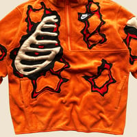 Image 6 of REWORKED NIKE 3D PUFF SKELETON CRACKY LAVA POLAR FLEECE SIZE L