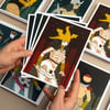 STABBY WOMEN postcard set A - 6 x A5 designs