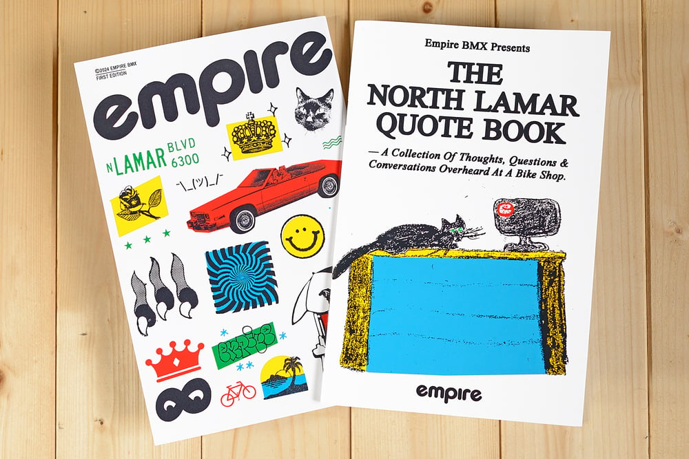 Image of  The North Lamar Quote Book from Empire BMX