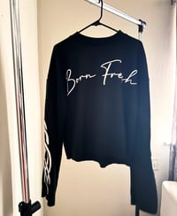 Image 1 of Oversized Crop Long Sleeve