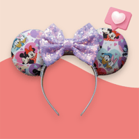 Image 4 of Couple Hearts Mouse Ears 