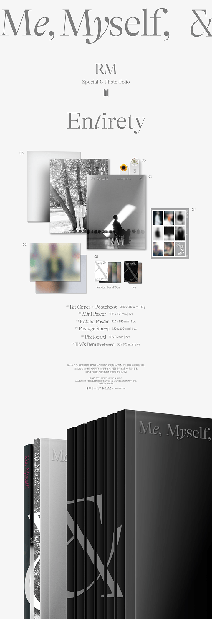 Image of BTS RM Photo-folio ' Entirety'