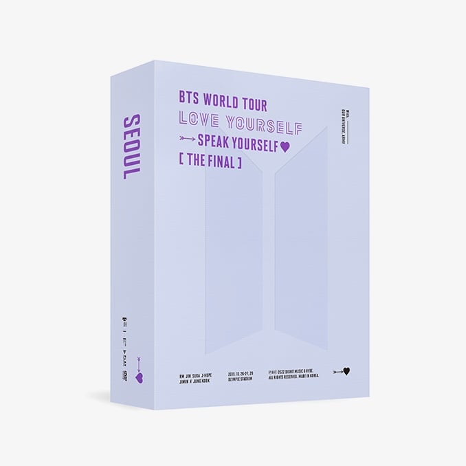 DVD BTS WORLD TOUR LOVE YOURSELF SPEAK YOURSELF SAO PAULO
